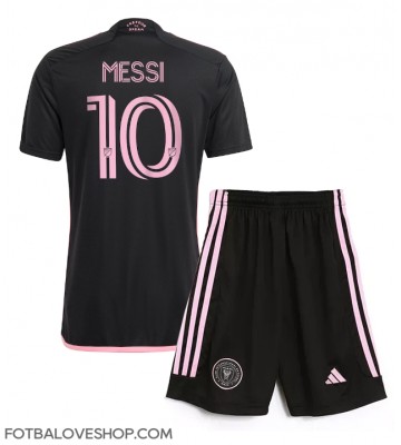 Inter Miami Lionel Messi #10 Dětské Venkovní Dres 2024-25 Krátký Rukáv (+ trenýrky)